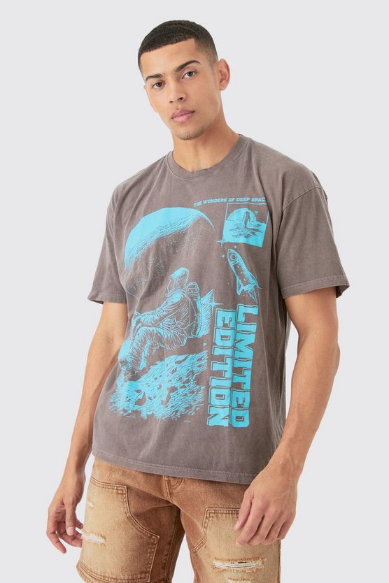 Oversize T-Shirt mit Limited Edition Print