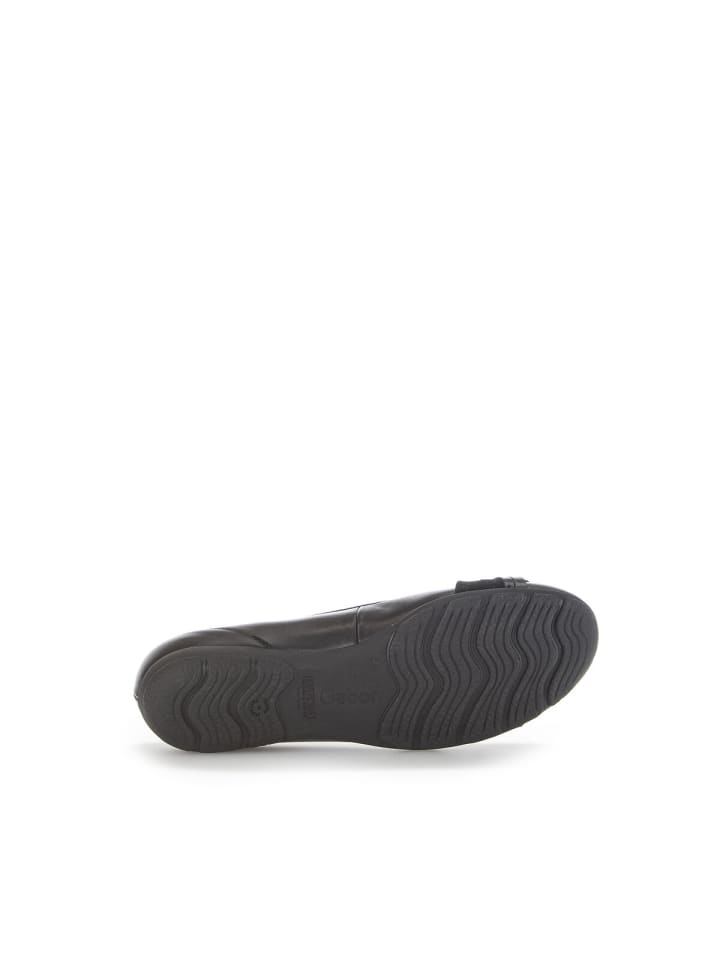 Gabor Fashion Elegante Ballerinas in schwarz günstig kaufen 40,5