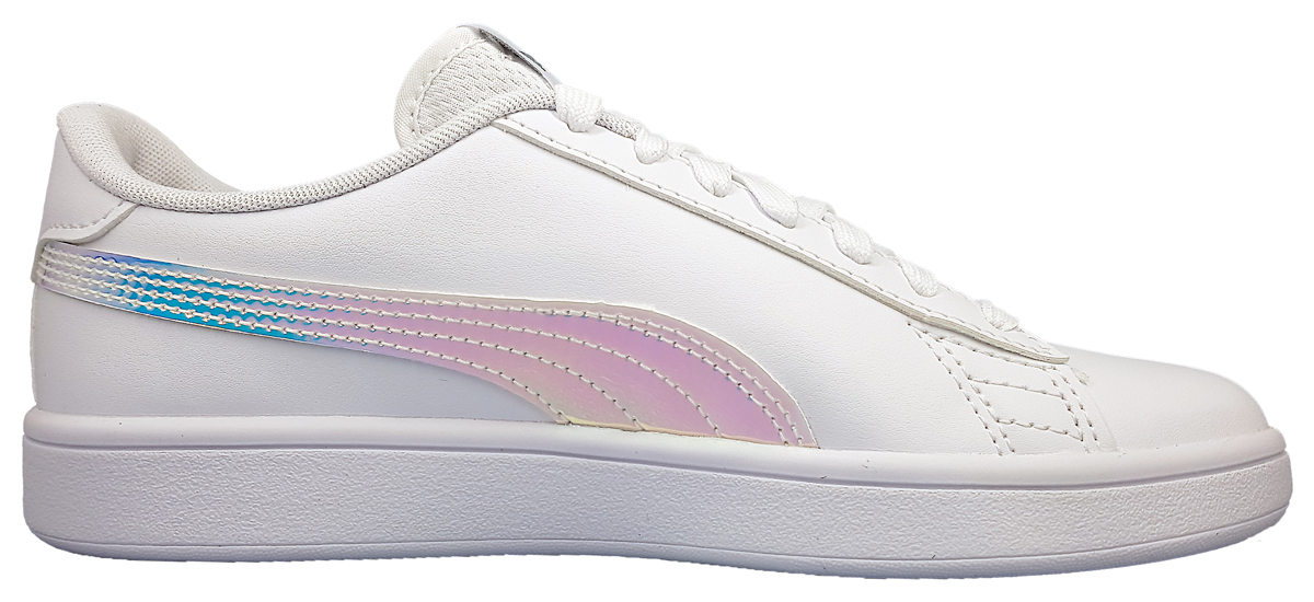 Puma Smash v2 Holo Jr 385574 Weiß 0001 weiß