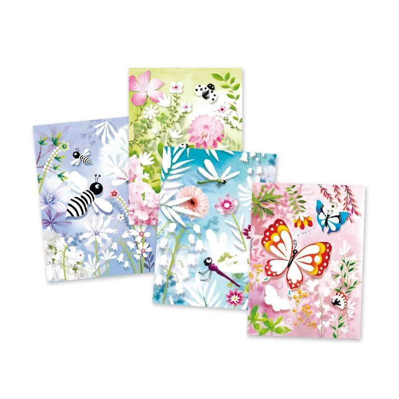 Coffret tableaux à pailleter Papillons Djeco