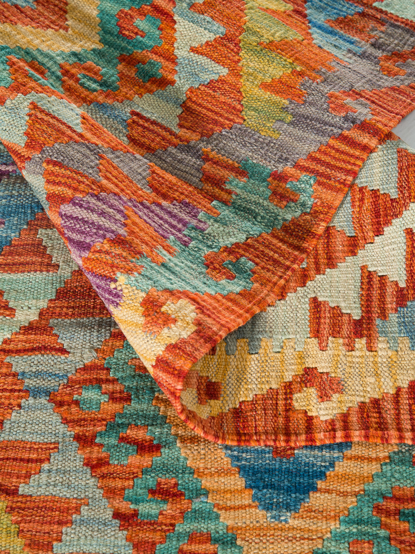 Afghan Kelim ca. 76 x 132 cm, Unikat / Einzelstück