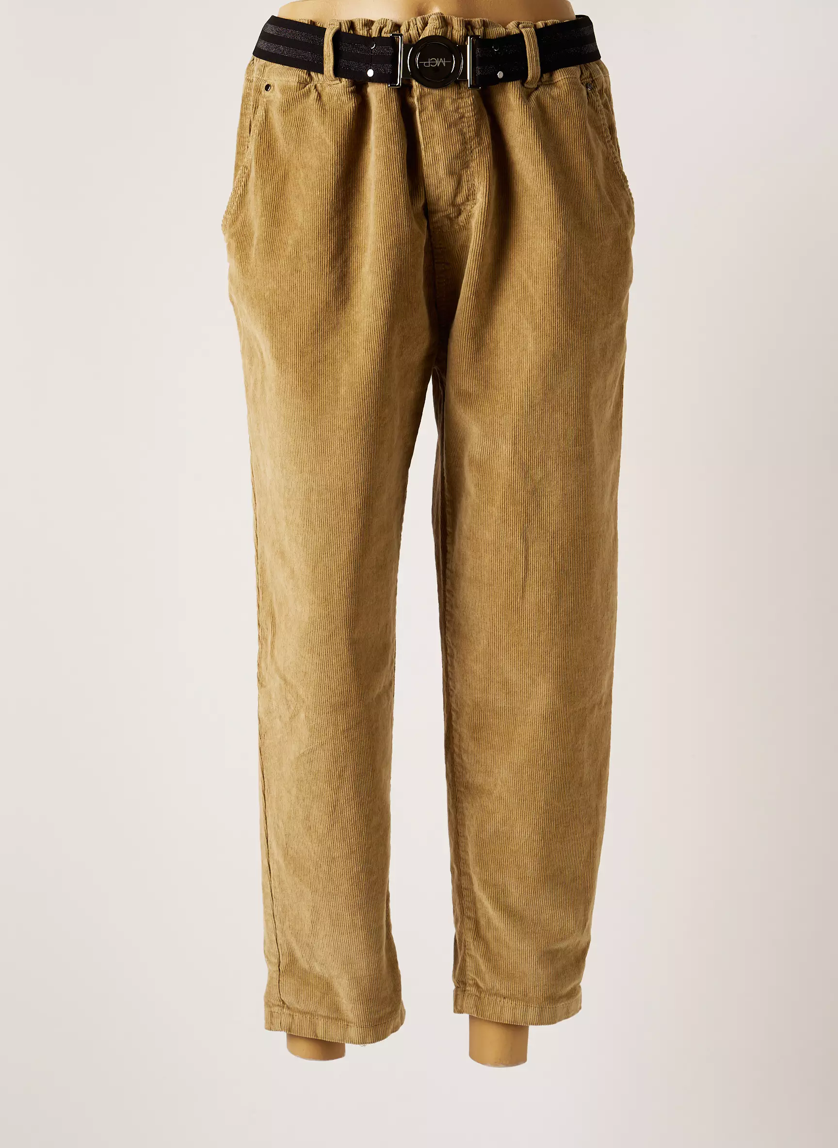 Mcp Pantalons Droits Femme couleur marron