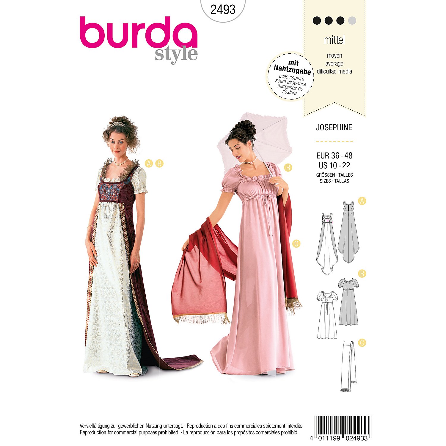 burda Schnitt 2493 