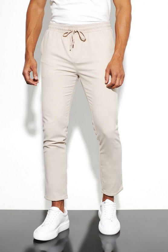 Elastische Skinny Hose mit Kette
