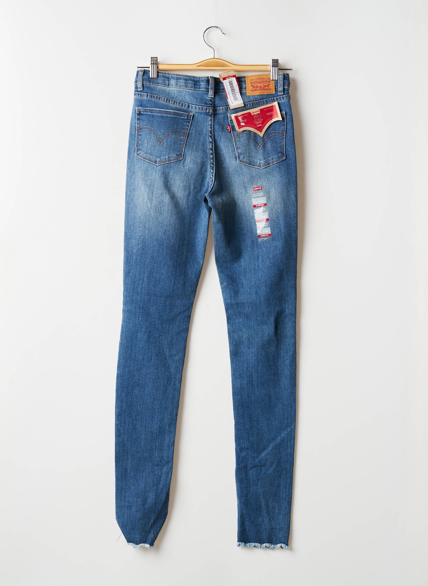 Levis Jeans Skinny Fille couleur bleu