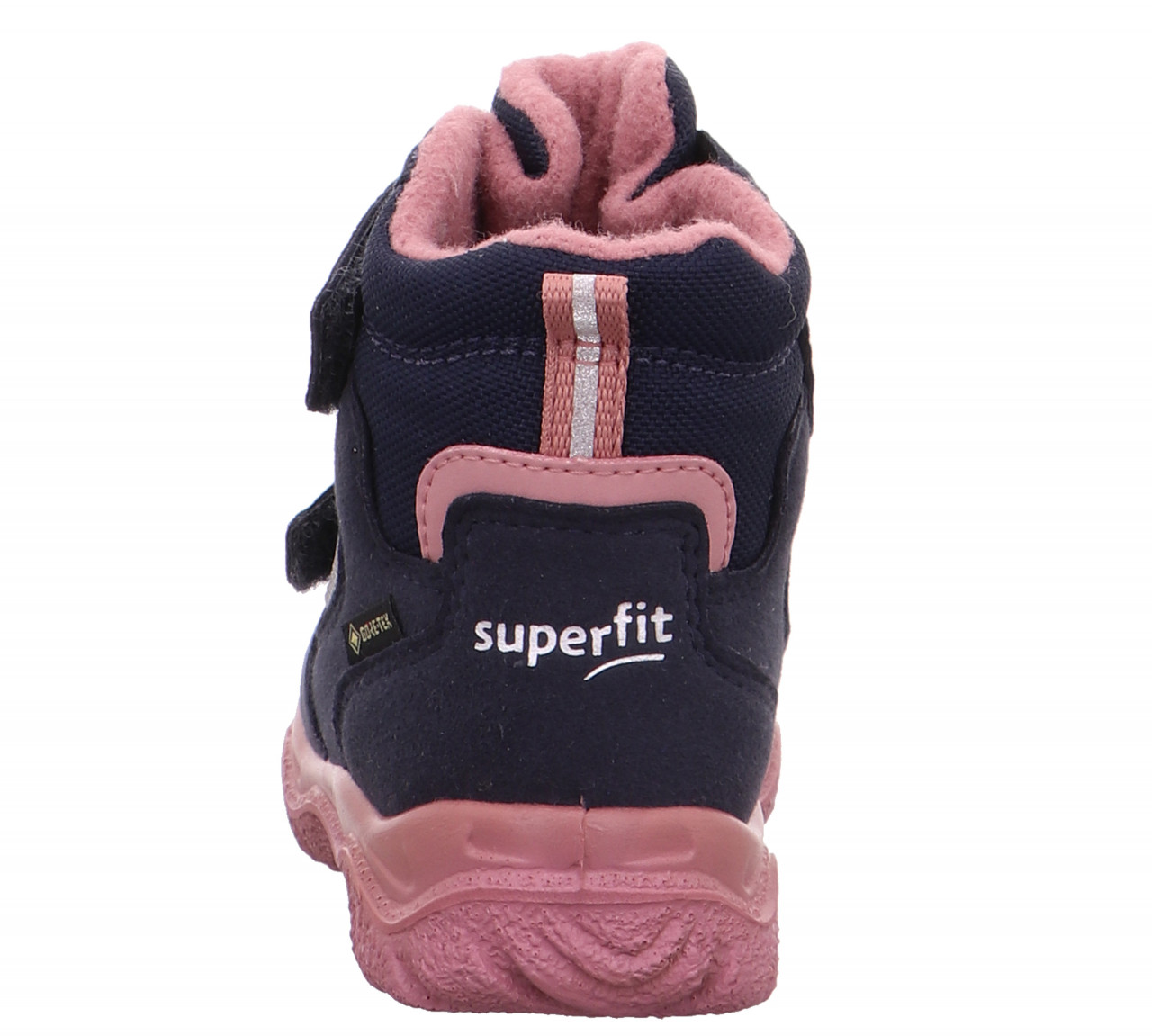 HUSKY1 - Blau/Rosa Boots mit Klettverschluss