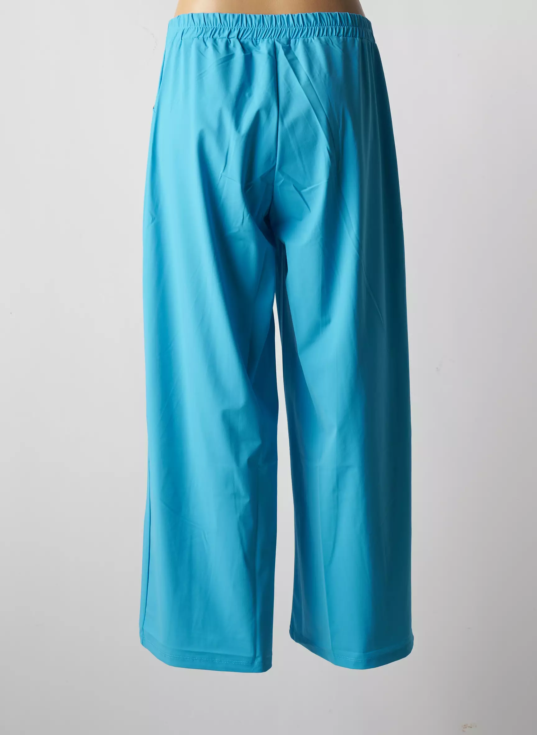 Maloka Pantalons Larges Femme couleur bleu