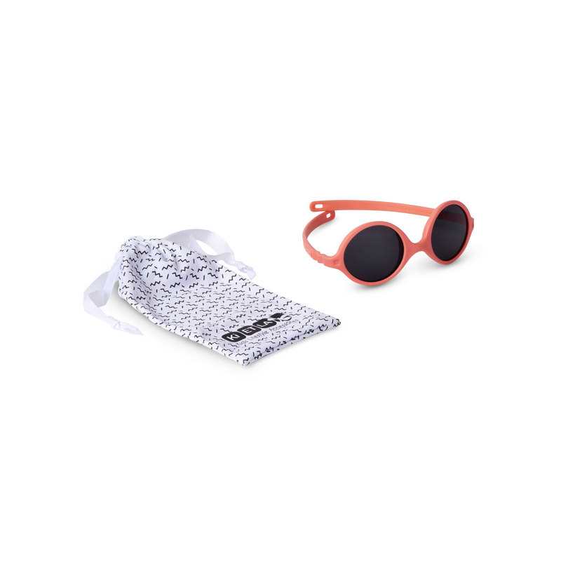 Lunettes de soleil 0-1 an Diabola pamplemousse Ki et La