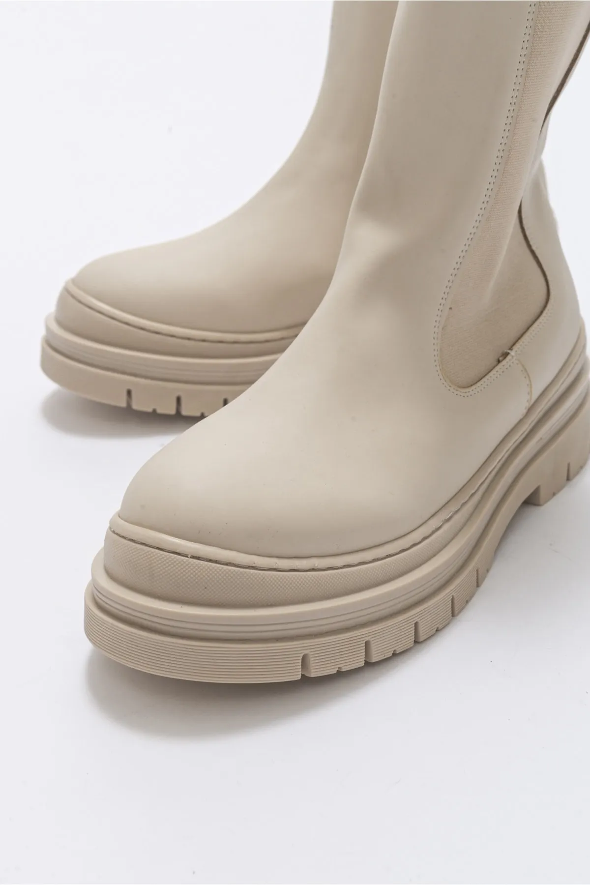 LuviShoes  Sunny Beige Damenstiefel