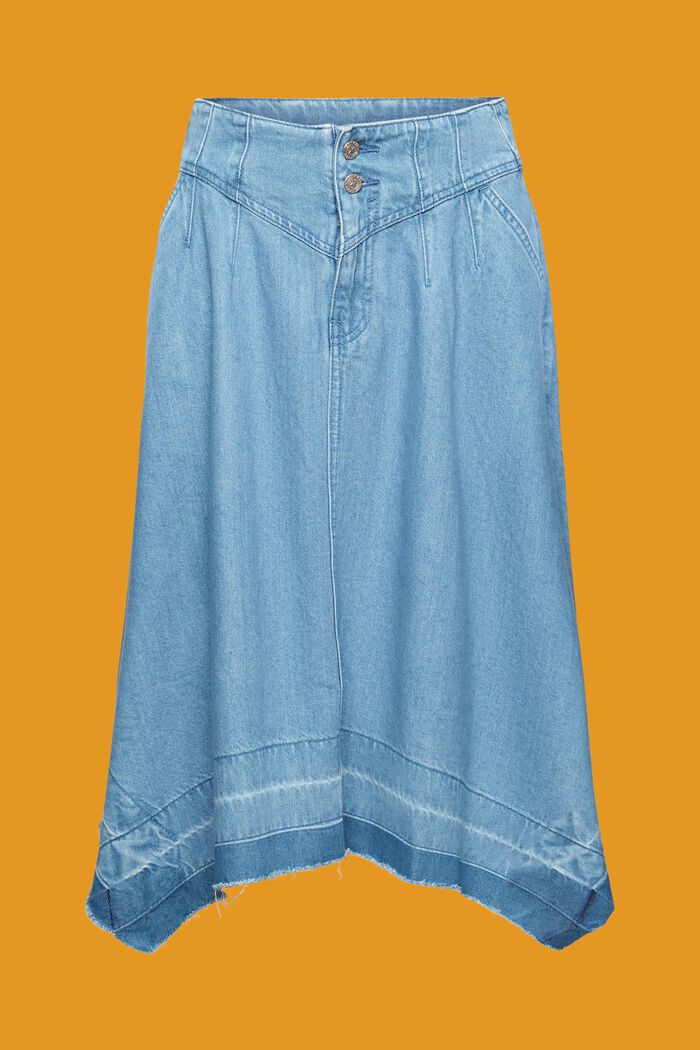 Asymmetrischer Jeansrock