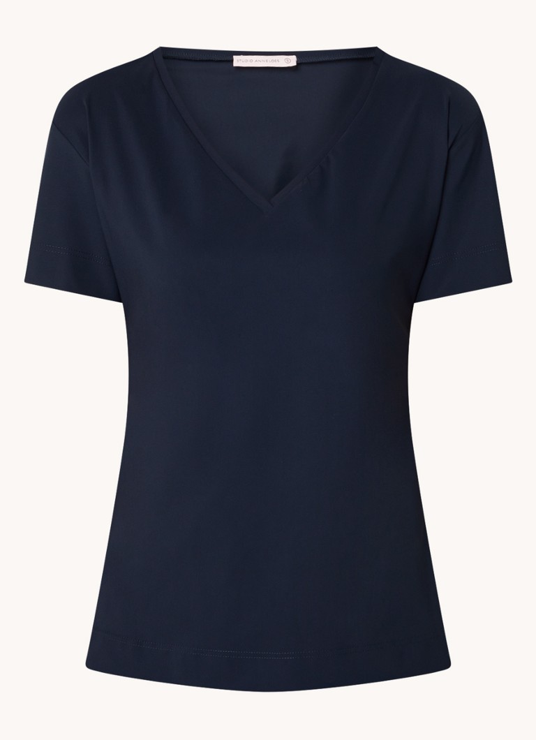 Μπλούζα Studio Anneloes με V-Neck και Roller Travel