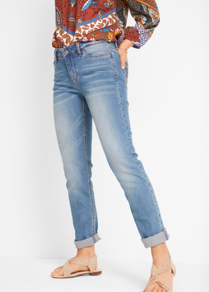 Stretch-Jeans, Straight