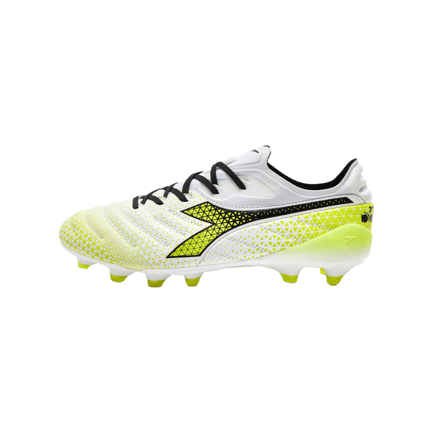 Diadora Brasil Elite Tech FG Weiss Schwarz Gelb FC5702