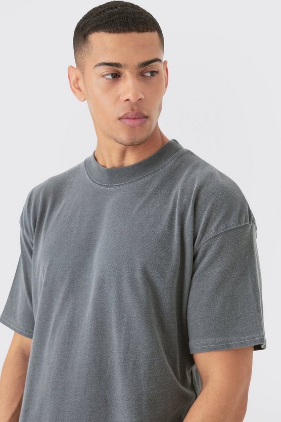 Oversize T-Shirt mit Official Blumen-Print