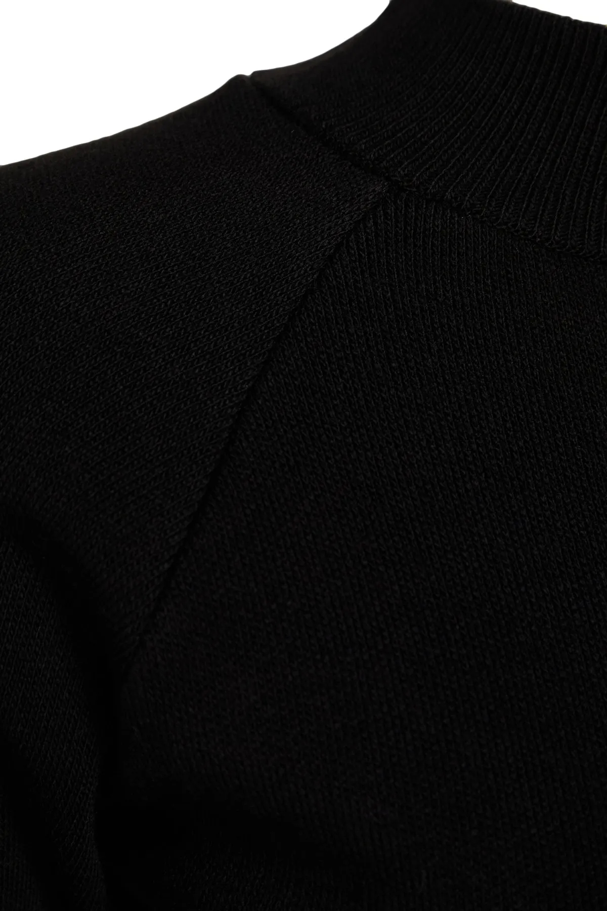 Trendyol Collection  Schwarzes, kurzes Basic-Strickoberteil und -unterteil-Set TWOAW24AU00024