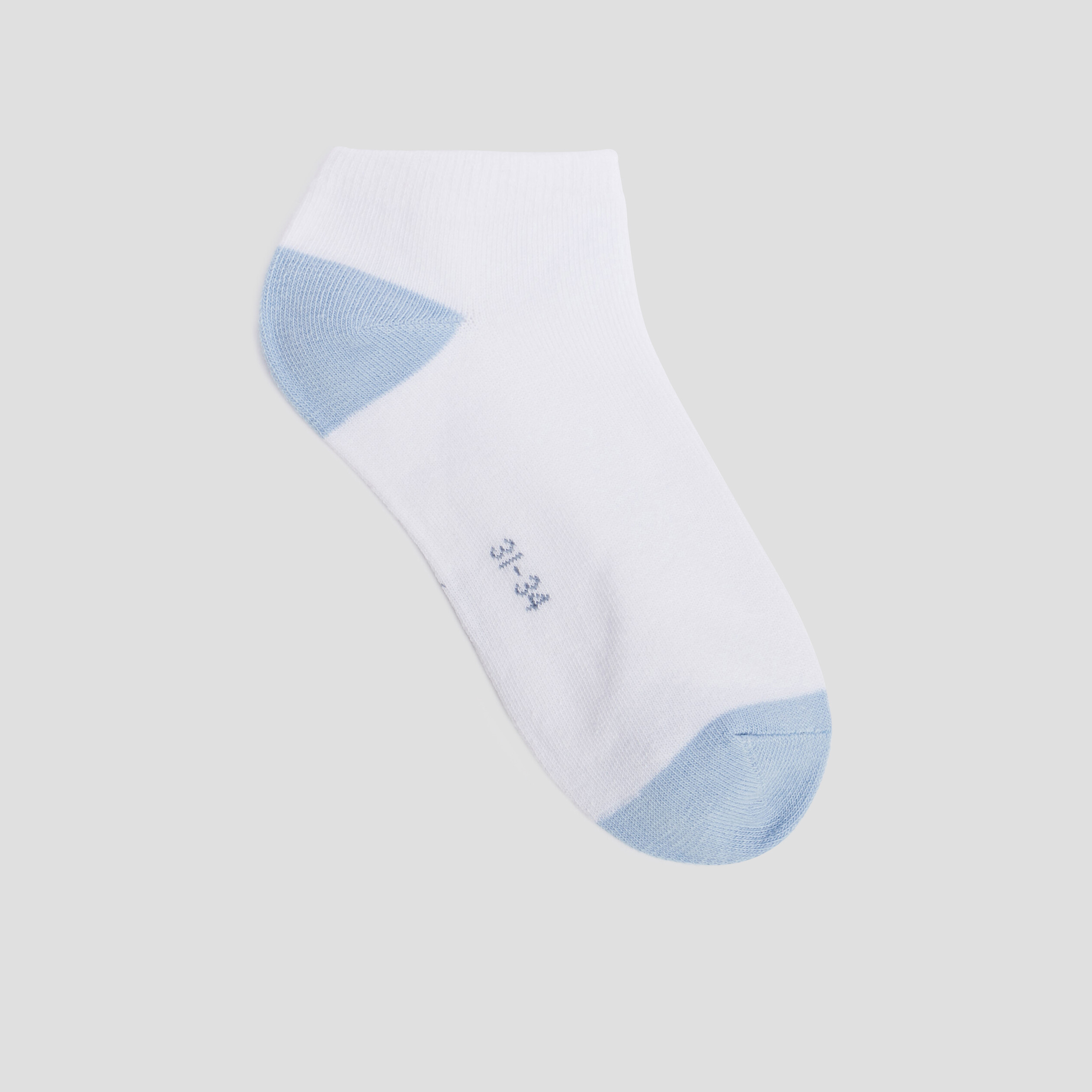 Lot 5 paires socquettes blanc fille | La Halle
