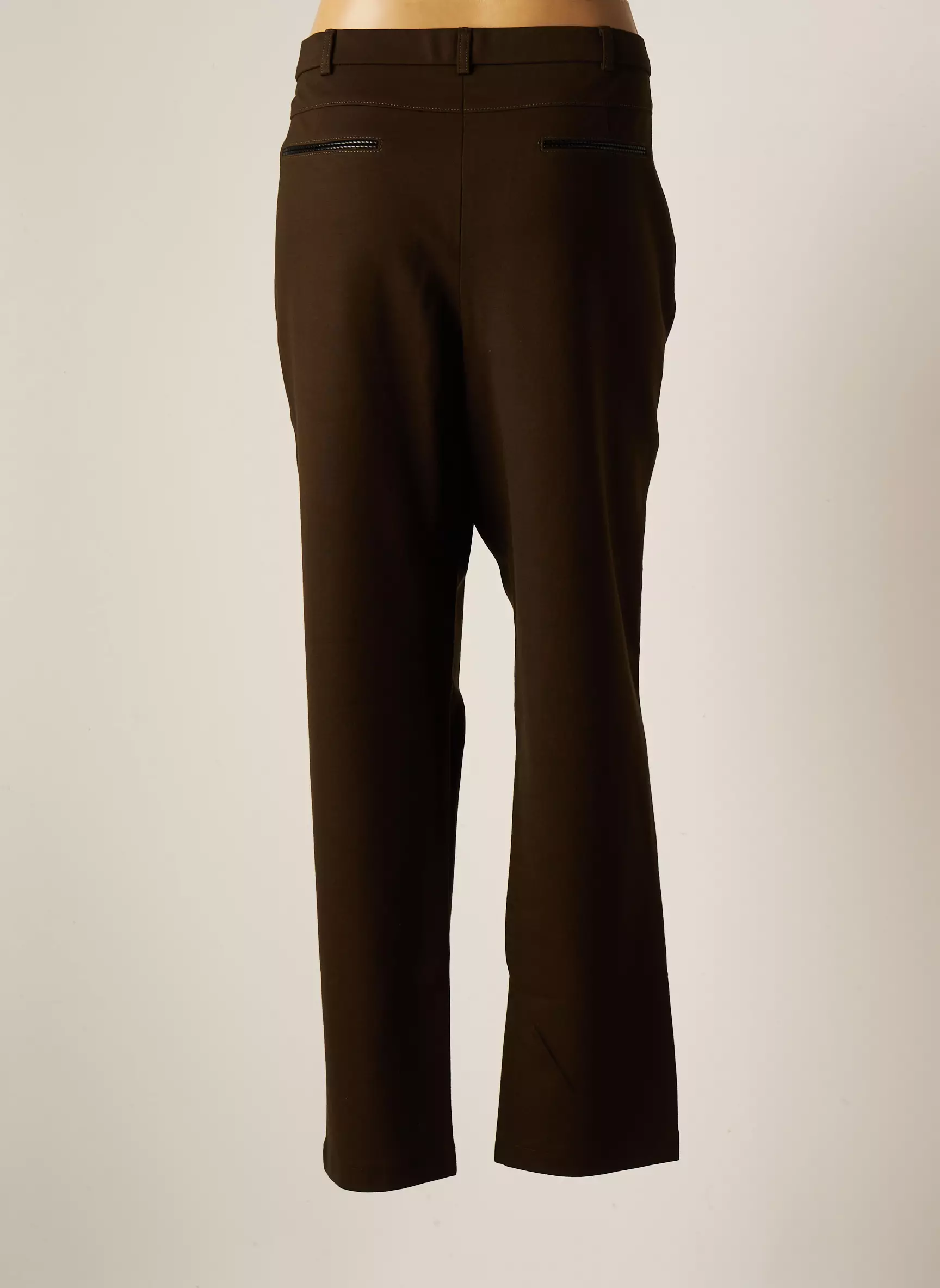 Christine Laure Pantalons Slim Femme couleur marron