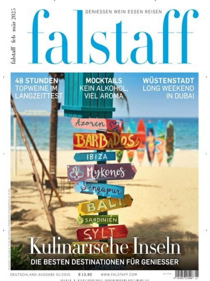 Hubert Burda Media 10 x FALSTAFF Zeitschrift (Gutschein für Jahres Abo) günstig kaufen onesize