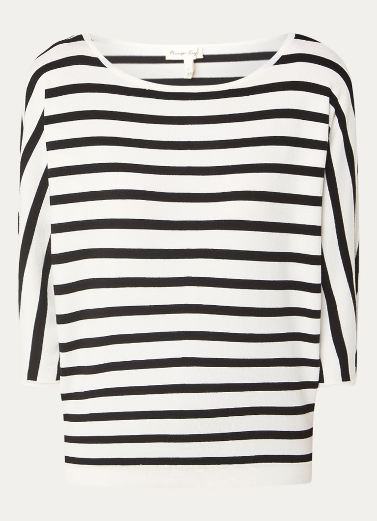 Phase Eight Cristine fine-knit top with stripe print
