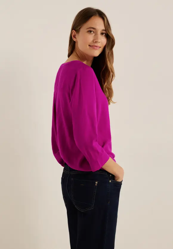 CECIL Viskose Bluse in Unifarbe