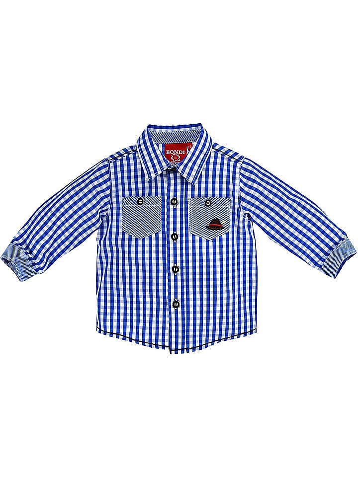Bondi Trachtenhemd in Blau günstig kaufen 110