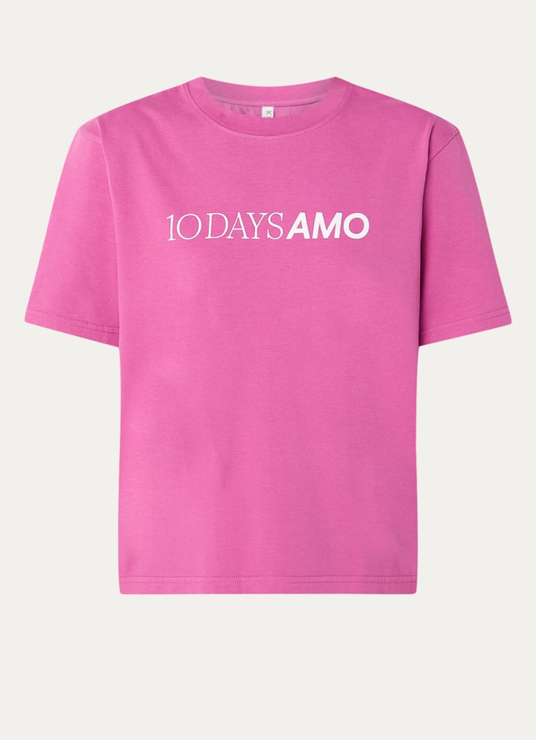 T-shirt 10DAYS in cotone biologico con logo