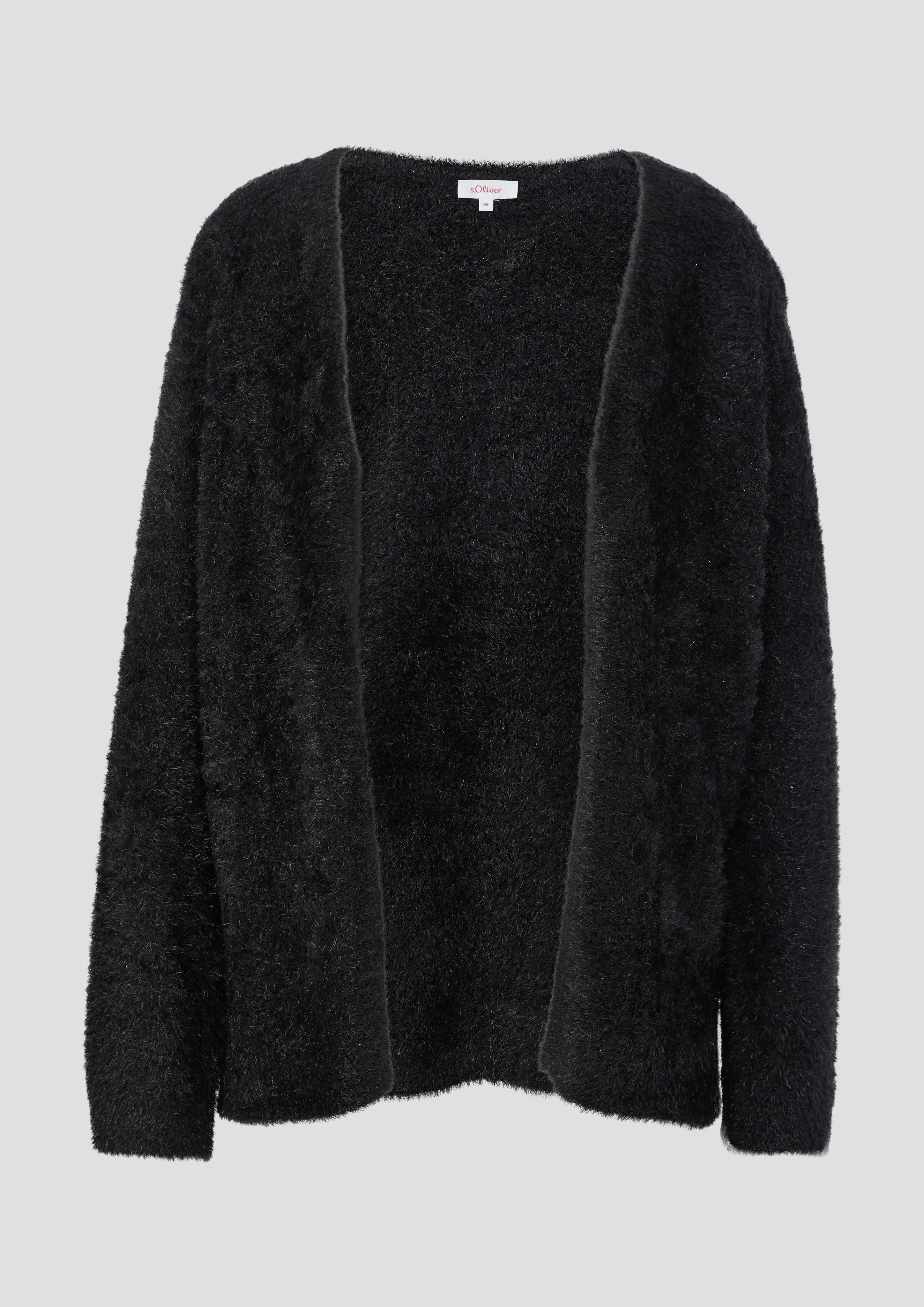 Offener Cardigan mit Effekt-Garn  2145460-9999