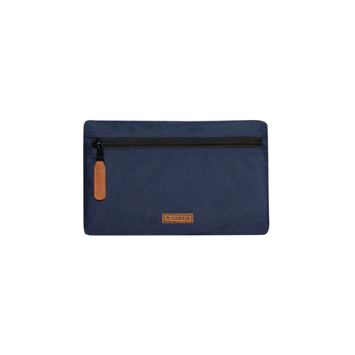 Beltline blue medium front pouch
