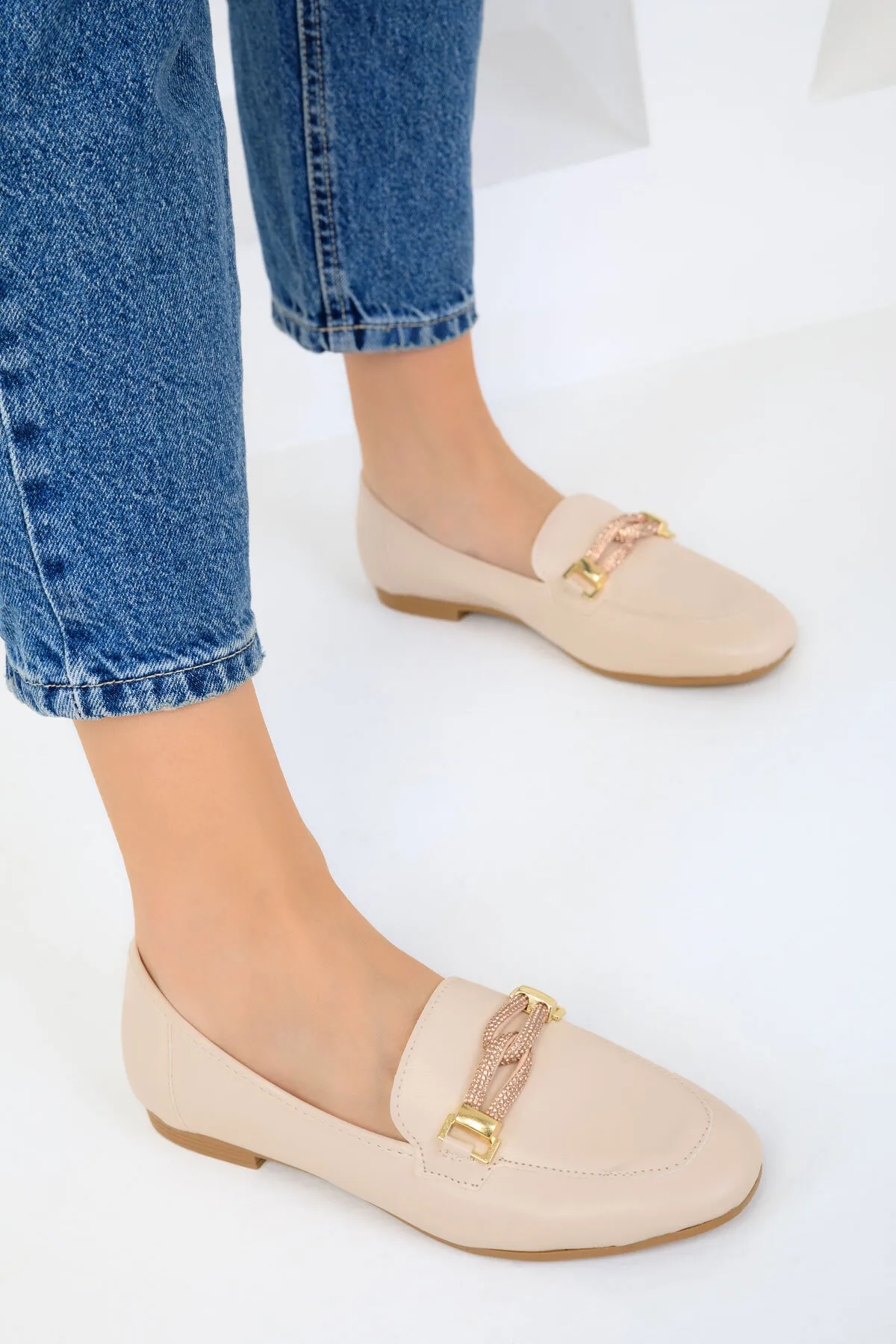 SOHO  Beige Ballerinas für Damen 18888