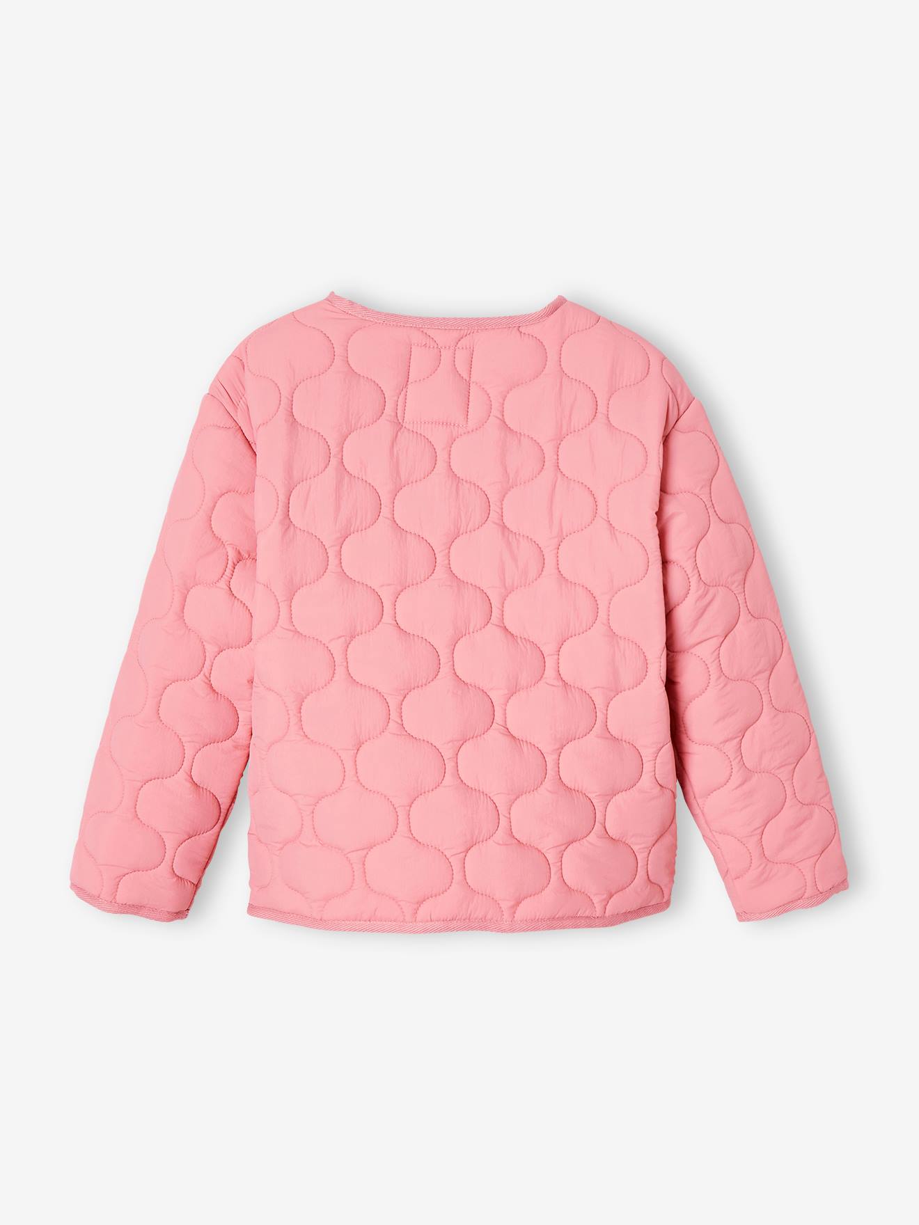 Vertbaudet Mädchen Steppjacke mit Recyclingmaterial - pfirsich