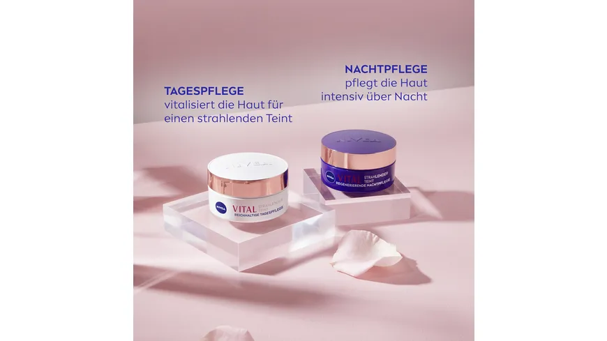 NIVEA Vital Strahlender Teint Reichhaltige Tagespflege Reife Haut 50 ml