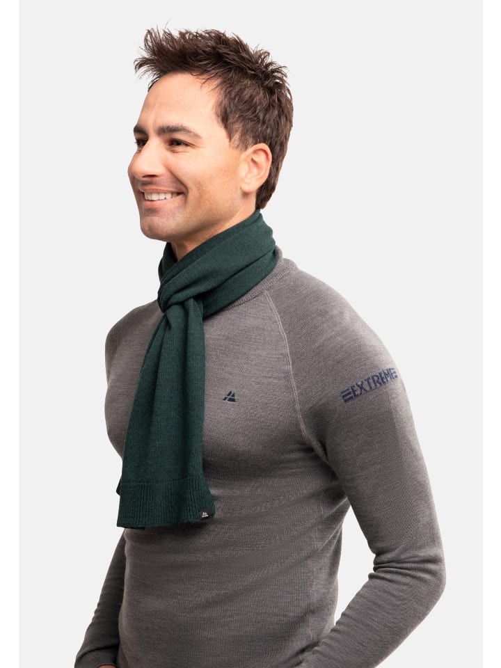 DANISH ENDURANCE Wollschal Merino in dark green günstig kaufen onesize
