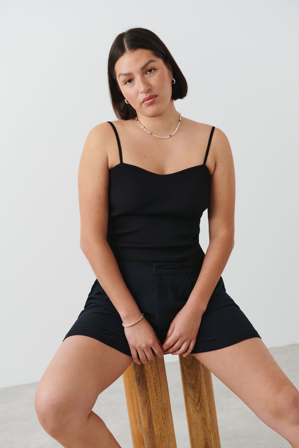 Knitted singlet