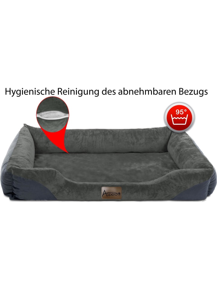 Aspero Hundebett Hanko in Anthrazit günstig kaufen