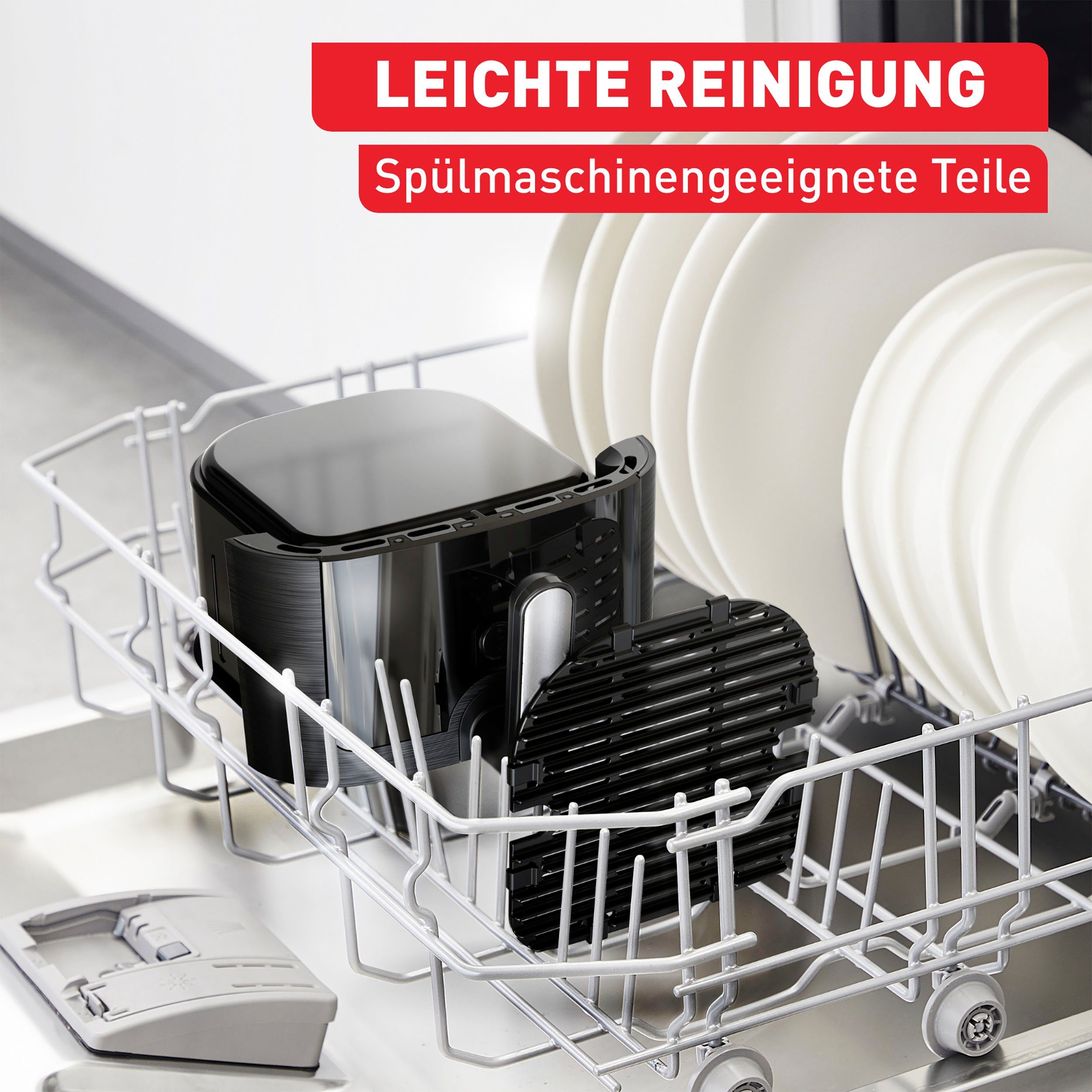 Tefal Heißluftfritteuse EY5068 Easy Fry & Grill Vision, 1550 W