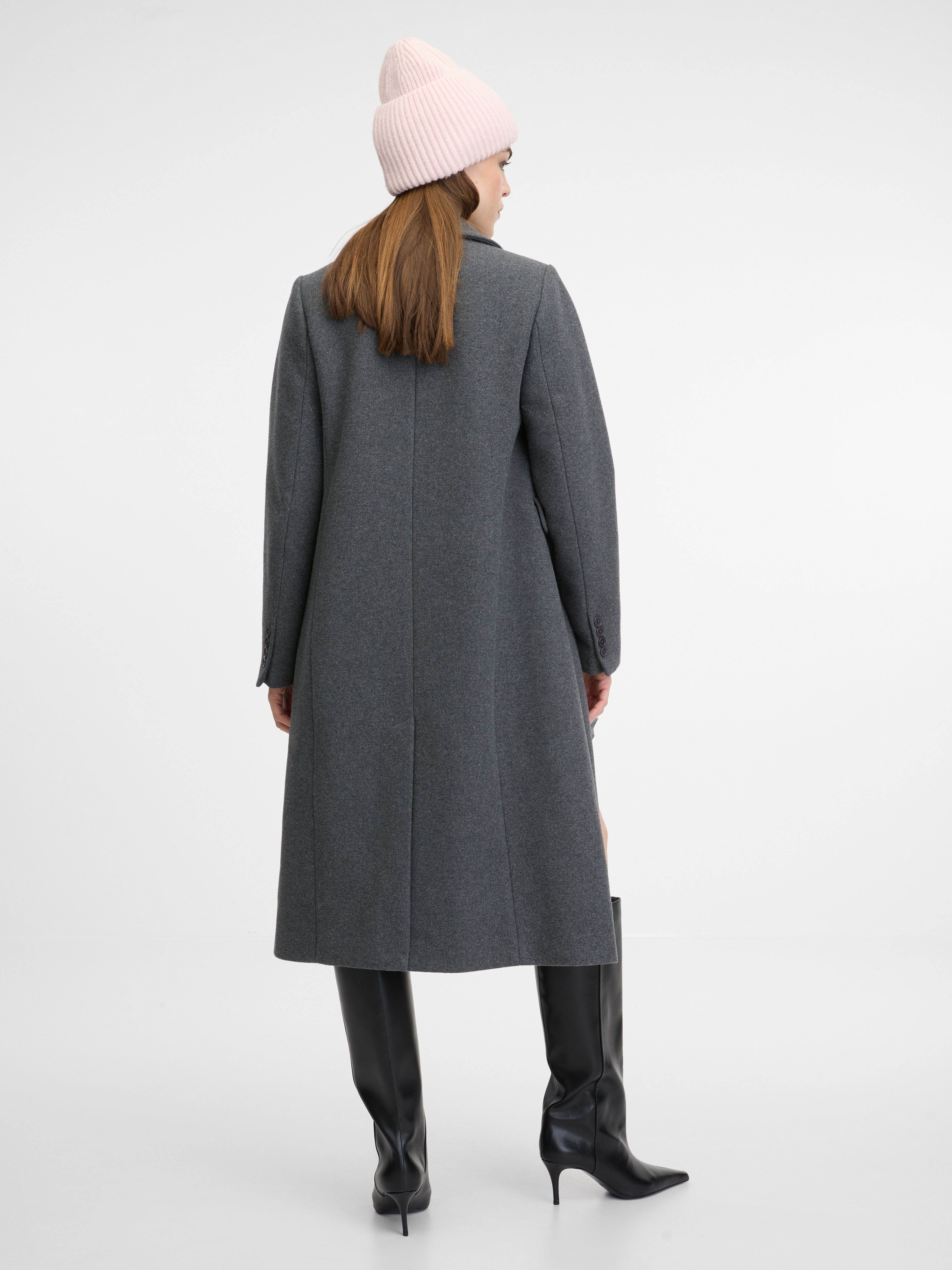 Grauer Damenmantel ORSAY