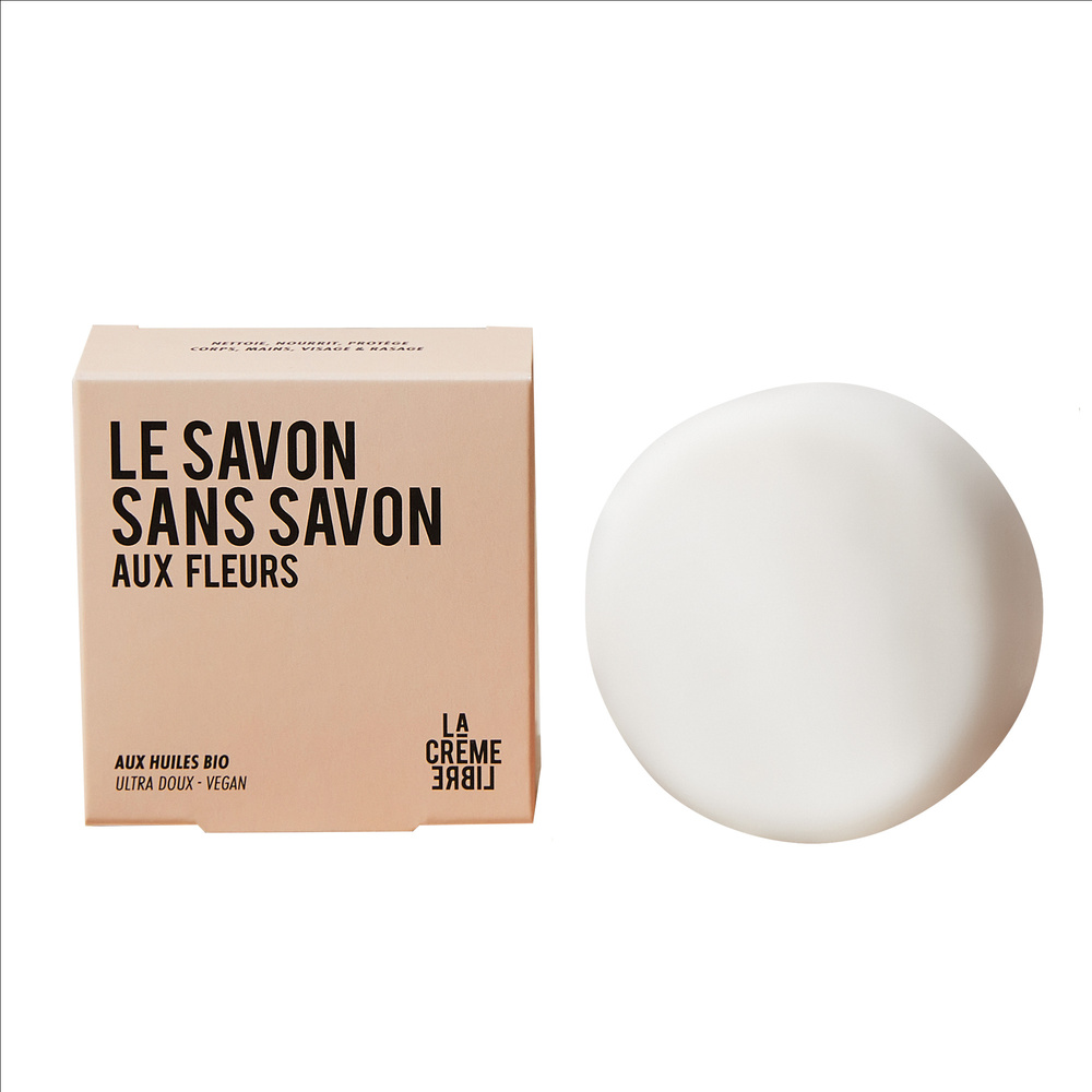 La crème libre Le Savon sans Savon Aux Fleurs 80ML Hygiène Corps