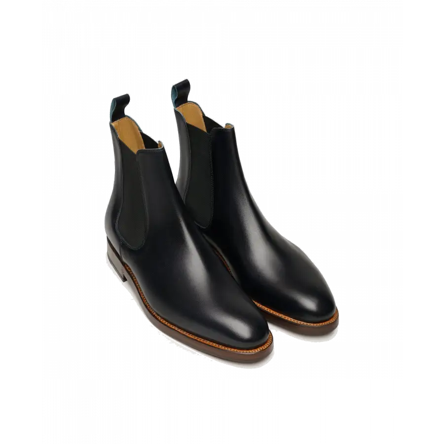 Heinrich Dinkelacker - Chelsea Boots LUZERN PLAIN TC Toscana calf - blau