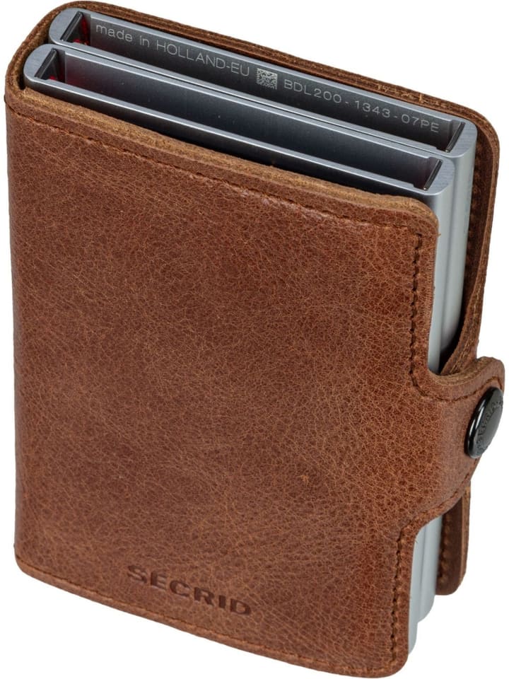 Secrid Geldbörse Twinwallet Vintage in Cognac-Silver günstig kaufen onesize