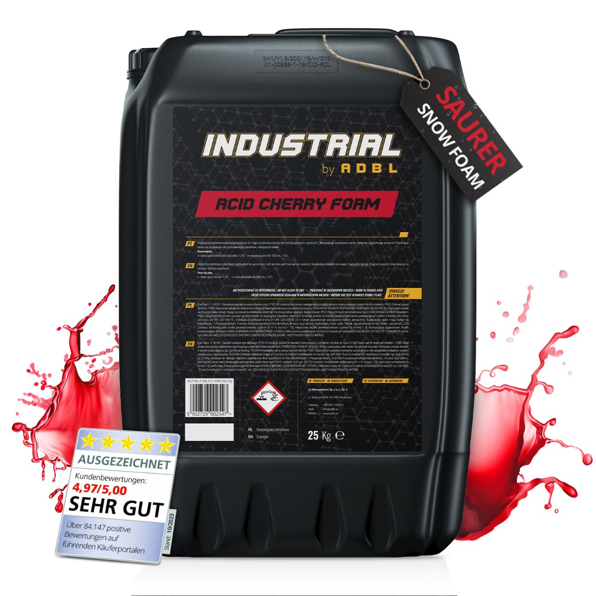 ADBL INDUSTRIAL Acid Cherry Foam 25kg