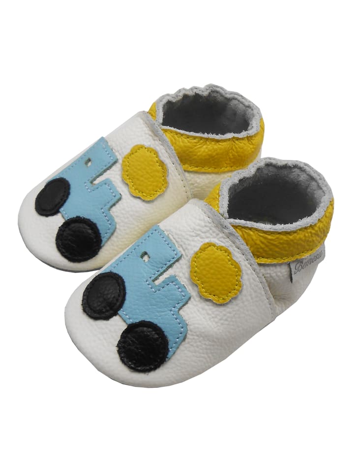 Yalion Baby Krabbelschuhe in Zug Weiß günstig kaufen