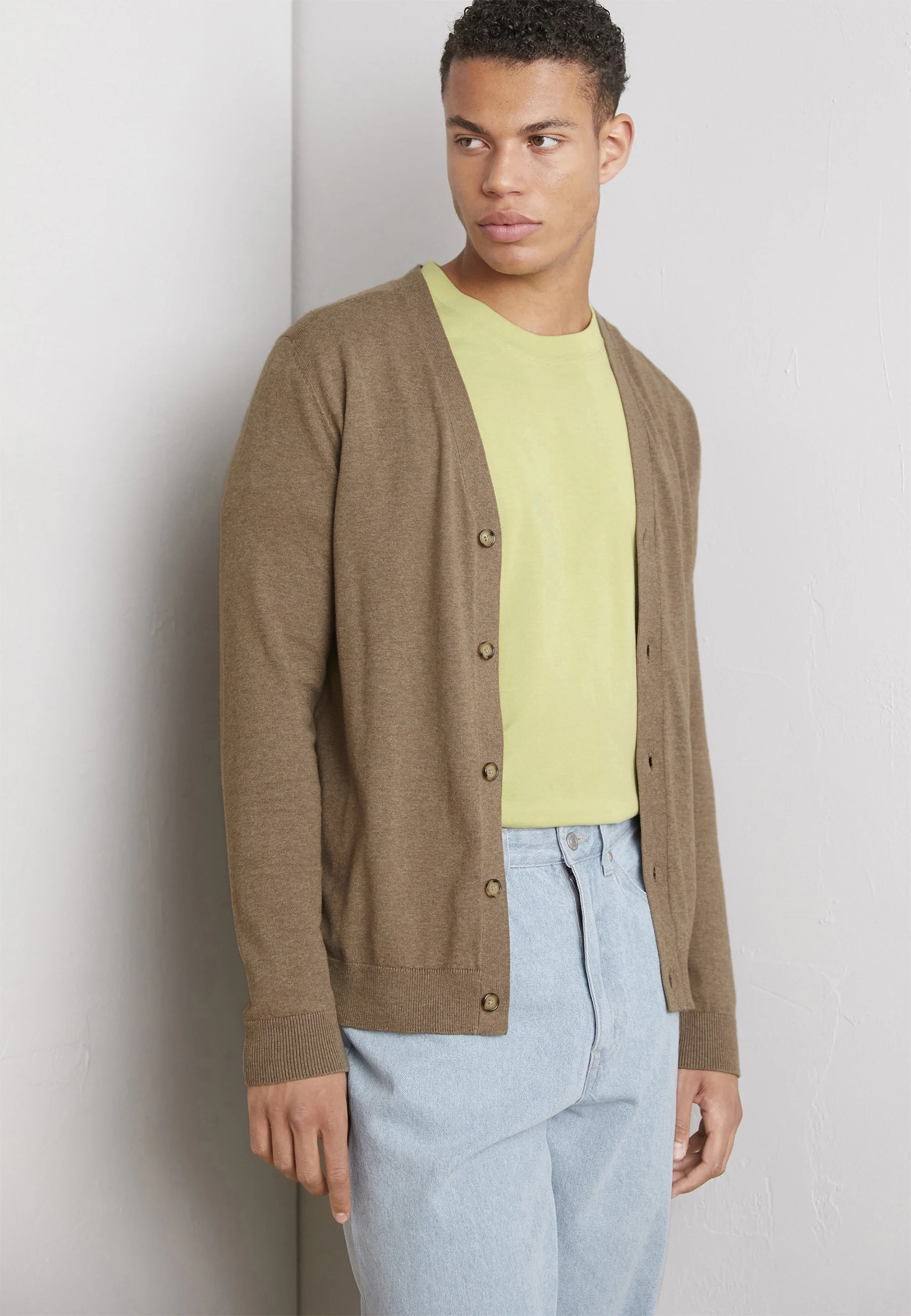 Selected Homme SLHBERG CÁRDIGAN DE CUELLO EN V - Cárdigan