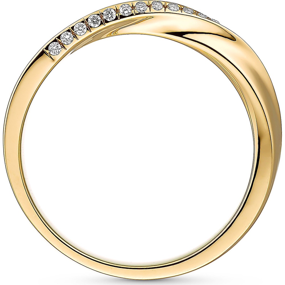 Valeria Bague pour femme 585 Or jaune or jaune Bague