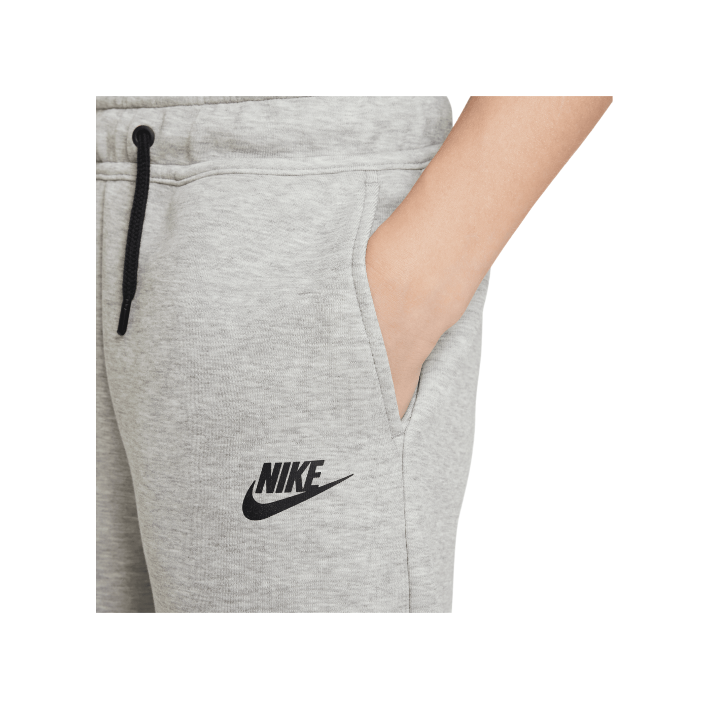 Nike Tech Fleece Short Kids Grau Schwarz F063