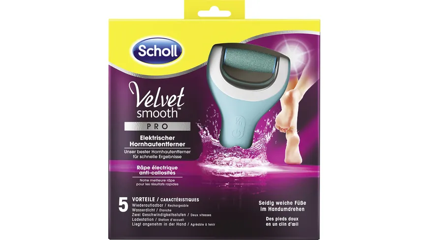 Scholl Velvet Smooth Pro Hornhautentferner elektrisch