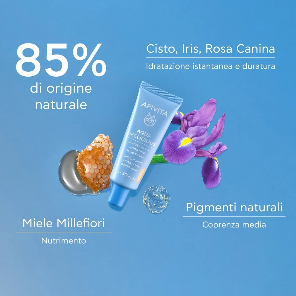 Aqua Beelicious Healthy Glow hidratantna fluidna krema SPF30 - Hidratantna dnevna krema za lice