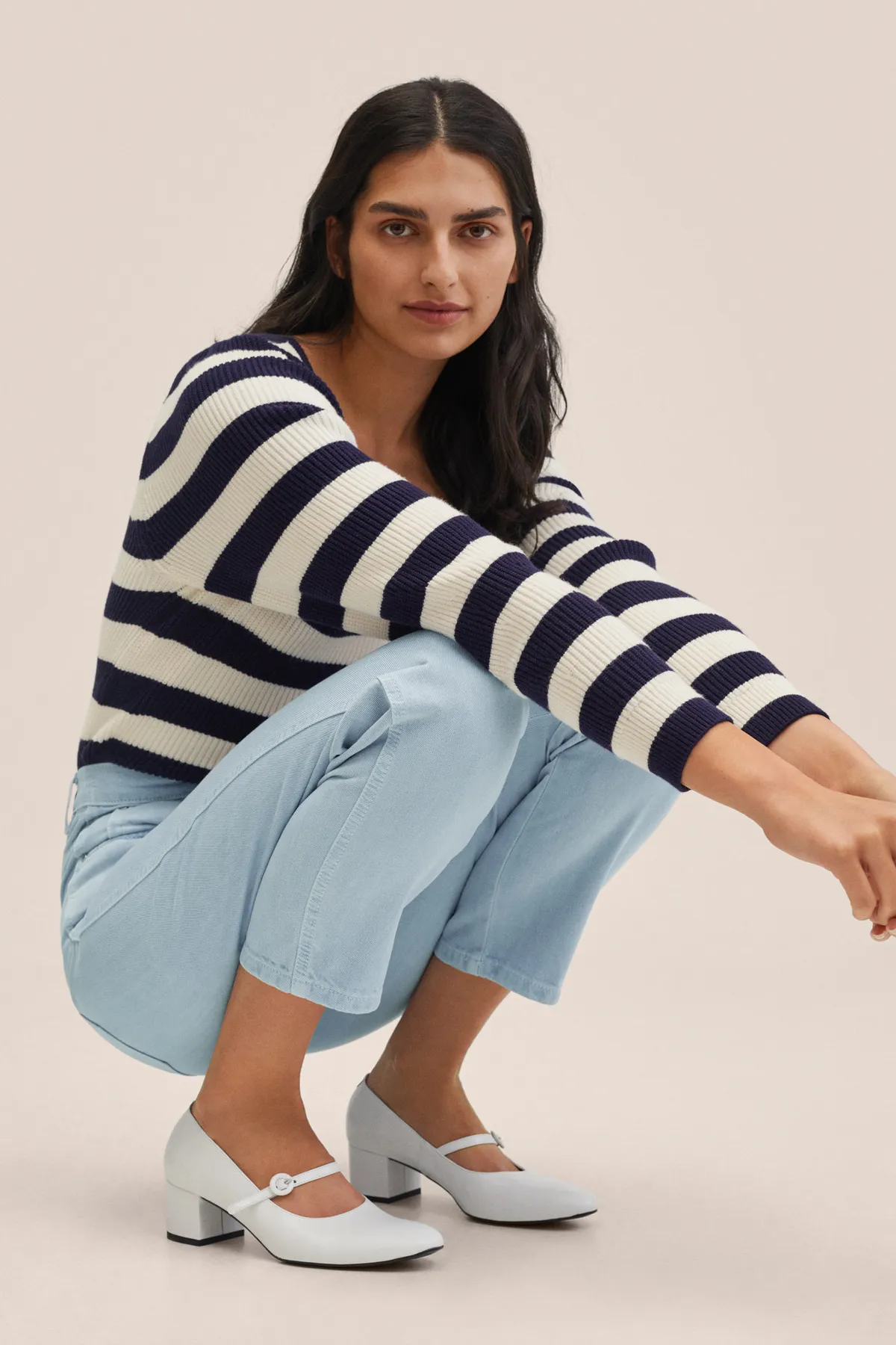 MANGO  Blaue Damenjeans 27094003