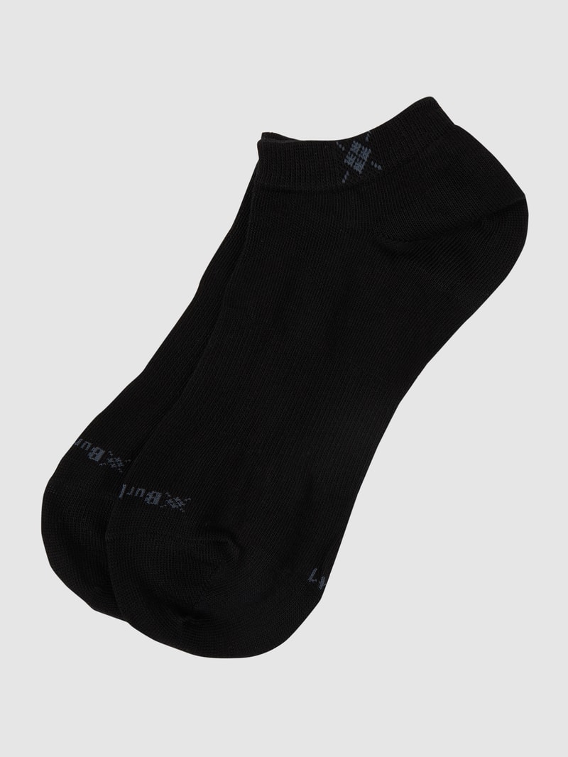 Sneakersocken im 2er-Pack Modell 'Everyday' in schwarz