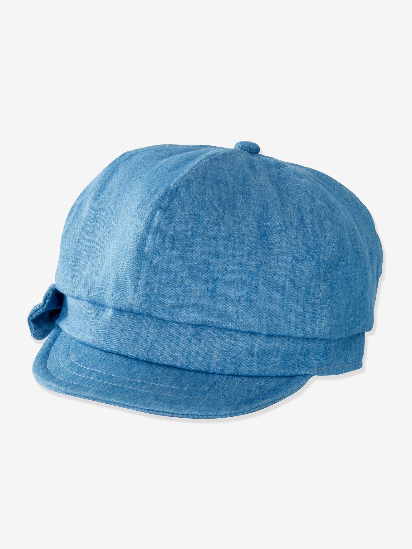 Casquette gavroche en denim fille denim