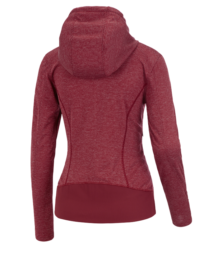 e.s. Funktions Kapuzenjacke stripe, Damen